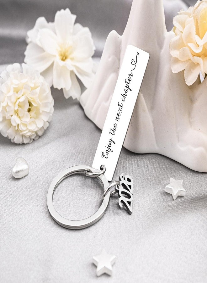 MOEXUKO 8 Pcs Class of 2026 Keychain 2026 Graduation Gifts for Her Him College Graduation Gifts for Women Men Middle High School Masters Degree Graduate Gift Ideas Senior 2026 Keyring - Image 4